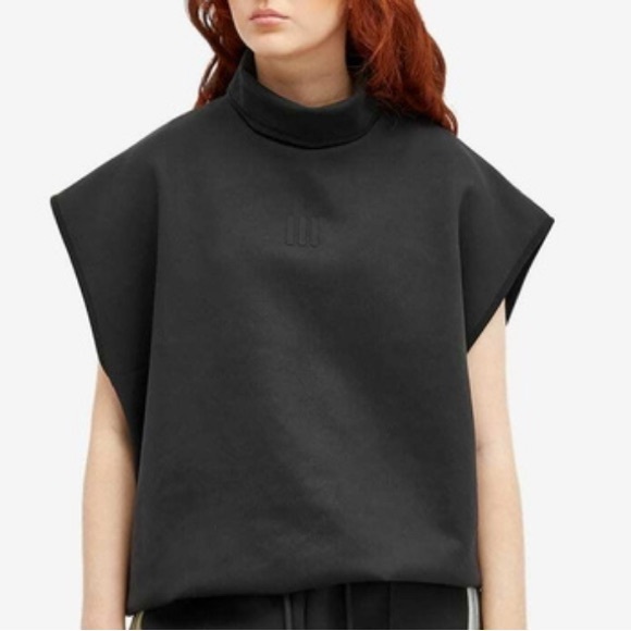 Fear of God Tops - Adidas x Fear of God Athletics Moc Neck comfy Sweatshirt in Black size S Unisex